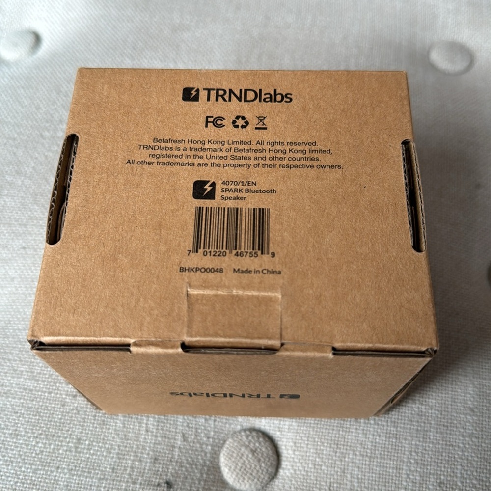 NWT TRNDLabs SPARK Bluetooth Speaker Portable Grey/Silver - Picture 3 of 5